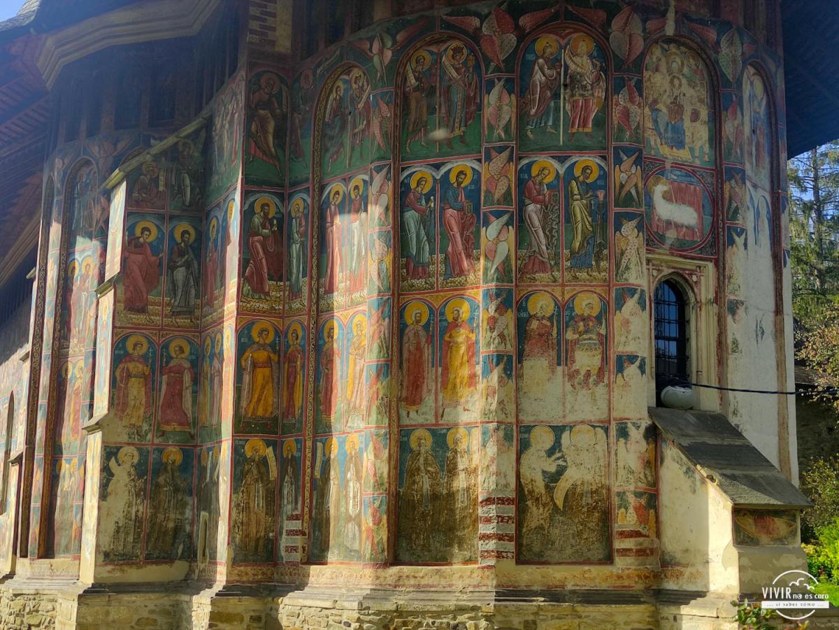 Monasterios pintados de Bucovina en Rumania. Monasterio de Moldevita