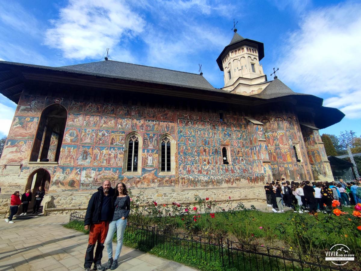 Monasterios pintados de Bucovina en Rumania. Monasterio de Moldovita